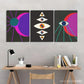 3pcs Touch of Sophistication All Seeing Eye Metal Print Ready to Hang Art
