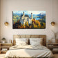 Fairy Tale Dream Castle Wall Art Canvas Office Home Room Framed 80x45cm