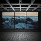 3pcs Ocean Coast Golden Seascape Metal Print Ready to Hang Art