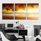 3pcs Modern Seascape Beach Ocean Metal Print Ready to Hang Art