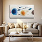 White Paper Like Eggs Wall Art Canvas Office Home Room Framed 80x45cm