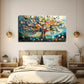 Realistic Mountain Landscape Wallc Art Canvas Office Home Room Framed 120x60cm