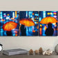 3pcs  Yellow Umbrella Luxurious Wall Art Set Canvas Framed 40x60cm - High Quality Print 100% Australian Made Wall Canvas Ready to Hang