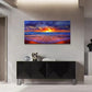 Beach Magnificent Sky And Sea Wall Art Canvas Office Home Room Framed 120x60cm