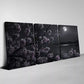 3pcs Floral Bliss by the Lake & Moon View Wall Art Set Canvas Framed 40x60cm - High Quality Print 100% Australian Made Wall Canvas Ready to Hang