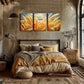 3pcs Interesting Wheat  Wall Art Set Canvas Framed 40x60cm - High Quality Print 100% Australian Made Wall Canvas Ready to Hang
