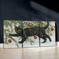 3pcs Charming Black Cat Canvas Framed 40x60cm - High Quality Print 100% Australian Made Wall Canvas Ready to Hang