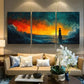 3pcs Proverbs Faithful Trust in the Lord Metal Print Ready to Hang Art