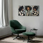 3pcs Abstract African Woman Feminine Portraits Metal Print Ready to Hang Art