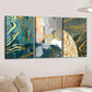 3pcs Modern Nordic Style Abstract Geometry Gold Wall Art Set Canvas Framed 40x60cm - High Quality Print 100% Australian Made Wall Canvas Ready to Hang