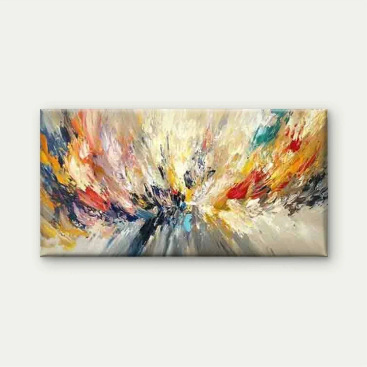 Modern Abstract Oil Painting Wall Art Canvas Office Home Room Framed 120x60cm