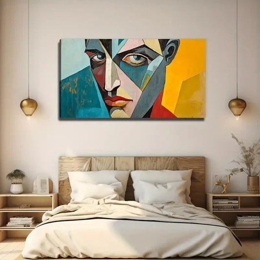 Abstract Landscape Modern Wall Art Canvas Office Home Room Framed 120x60cm