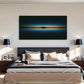 Modern Minimalist Evening Sky Wall Art Canvas Office Home Room Framed 80x45cm