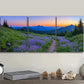 3pcs Vibrant Mountain Landscape with Sunset Wall Art Set Canvas Framed 40x60cm - High Quality Print 100% Australian Made Wall Canvas Ready to Hang