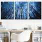 3pcs    Dream forest, starry sky in the forest Wall Art Set Canvas Framed 40x60cm - High Quality Print 100% Australian Made Wall Canvas Ready to Hang