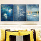 3pcs A Group Of Swans In The Water  Wall Art Set Canvas Framed 40x60cm - High Quality Print 100% Australian Made Wall Canvas Ready to Hang