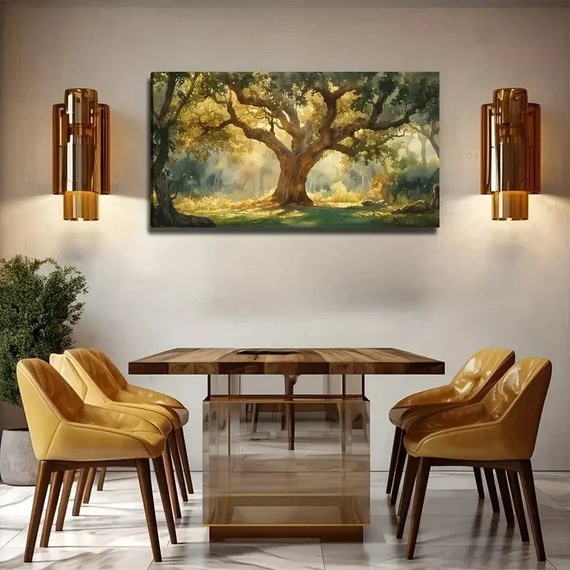 An Old Tree Suitable Wall Art Canvas Office Home Room Framed 120x60cm
