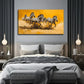 Modern Bohemian Style Zebra Wall Art Canvas Office Home Room Framed 120x60cm