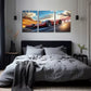 3pcs Minimalist Red Sports Car, Wall Art Set Canvas Framed 40x60cm - High Quality Print 100% Australian Made Wall Canvas Ready to Hang