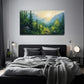 Forest Landscape Painting Wall Art Canvas Office Home Room Framed 120x60cm