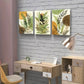 3pcs Water Color Plant Abstract Boho Wall Art Canvas Framed 40x60cm - High Quality Print 100% Australian Made Wall Canvas Ready to Hang