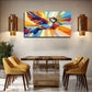 Vibrant Flying Bird Modern Wall Art Canvas Office Home Room Framed 120x60cm