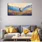 Abstract Deer Blooming Flower Wall Art Canvas Office Home Room Framed 120x60cm