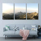 3pcs Natural Scenery Mountain Metal Print Ready to Hang Art