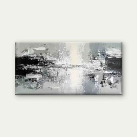 Featuring Abstract Expressionis Wall Art Canvas Office Home Room Framed 80x45cm