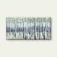 Trees Woods Nature Grey Wall Art Canvas Office Home Room Framed 120x60cm