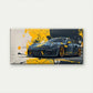 Abstract Sports Car Wall Art Canvas Office Home Room Framed 80x45cm