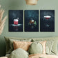 3pcs Minimalist Aesthetics Drinks Metal Print Ready to Hang Art