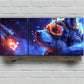 3pcs Husky Space Adventure Vibrant Animal Metal Print Ready to Hang Art