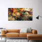 Vibrant Abstract Design wall canvas office home room framed 120x60cm