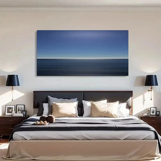 Natural Landscape Calm Ocean Wall Art Canvas Office Home Room Framed 120x60cm