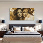 Abstract Double Exposure Modern Wall Art Canvas Office Home Room Framed 120x60cm