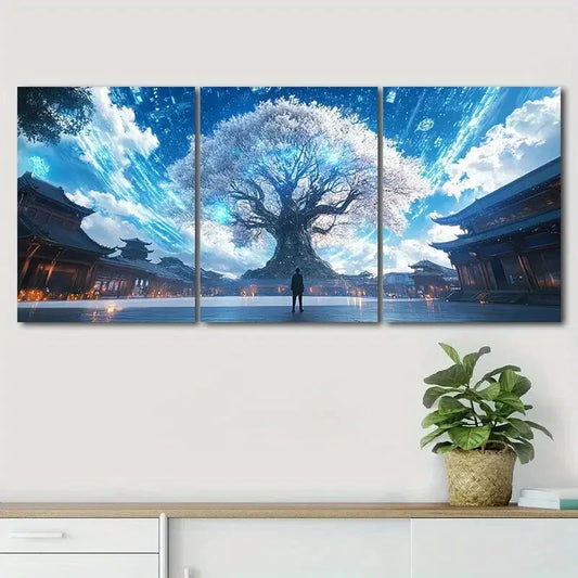 3pcs Elegance Sophistication Wonderful Space Wall Art Set Canvas Framed 40x60cm - High Quality Print 100% Australian Made Wall Canvas Ready to Hang