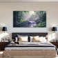 Forest Waterfall Classic Décor Wall Art Canvas Office Home Room Framed 120x60cm