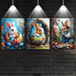 3pcs Cute Bunny Drawing & In Side The Egg Metal Print Ready to Hang Art