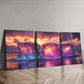 3pcs  Ice Cubes Design, Coastal Landscape Wall Art Set Canvas Framed 40x60cm - High Quality Print 100% Australian Made Wall Canvas Ready to Hang