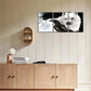 3pcs White Wolf and Black Crow Painting Print Metal Print Ready to Hang Art