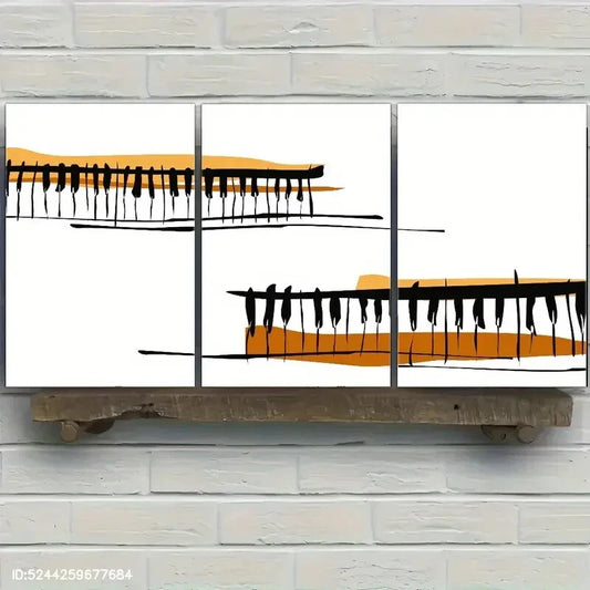 3pcs Keyboard Poster Terracotta Art Print Medieval Metal Print Ready to Hang Art