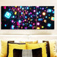 3pcs Colorful neon lights  Wall Art Set Canvas Framed 40x60cm - High Quality Print 100% Australian Made Wall Canvas Ready to Hang