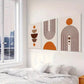 3pcs Minimalist Geometric Art Canvas Framed 40x60cm - High Quality Print 100% Australian Made Wall Canvas Ready to Hang