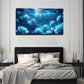 Richly Textured Underwater Flow Wall Art Canvas Office Home Room Framed 120x60cm