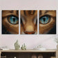 3pcs Ancient Style Animal Paintings Metal Print Ready to Hang Art