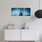 3pcs  Ship Art with a Starry Night Sky Metal Print Ready to Hang Art