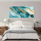 Swirl Abstract Color Mixing Wall Art Canvas Office Home Room Framed 80x45cm