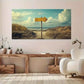 Beach Coastal Nature Sky wall canvas office home room framed 120x60cm