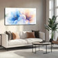 Watercolor Floral Gradient Wall Art canvas office home room framed 120x60cm
